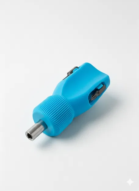 Tua vít bỏ túi di động kèm ngăn chứa 3 mũi bit tích hợp - Image 3