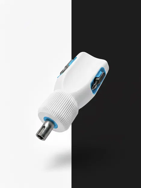 Tua vít bỏ túi di động kèm ngăn chứa 3 mũi bit tích hợp - Image 6