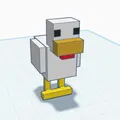 Gà Minecraft | Mẫu in 3D - Thumbnail 2