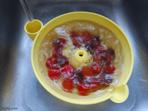 HydroSpinner cỡ gia đình – Máy rửa trái cây/berry chạy bằng nước - Image 1