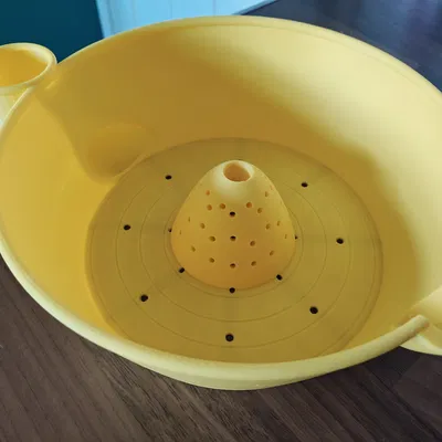 HydroSpinner cỡ gia đình – Máy rửa trái cây/berry chạy bằng nước