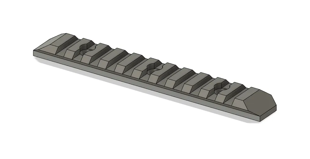 Rail keymod airsoft 115 mm - Image 1