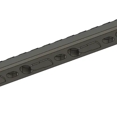Rail keymod airsoft 115 mm
