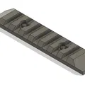 Rail keymod airsoft 75mm - Thumbnail 2