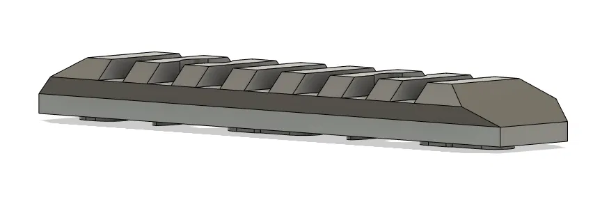 Rail keymod airsoft 75mm - Image 3