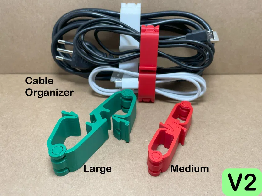 Cable Organizer S V2 – Kẹp sắp xếp dây cáp - Image 1