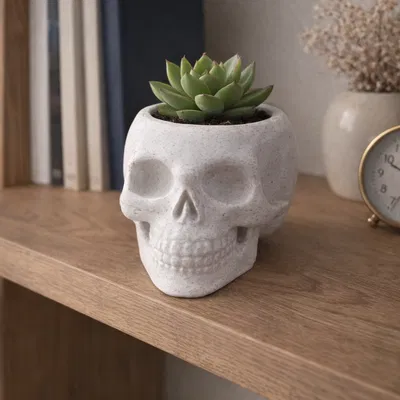 Chậu trồng cây hình đầu lâu (Skull Planter)
