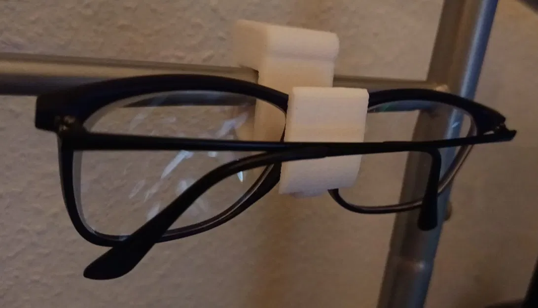 Kẹp giữ kính gắn kẹp lên thanh ngang (Brillenhalter klemmbar an horizontalem Stab...!) - Image 1