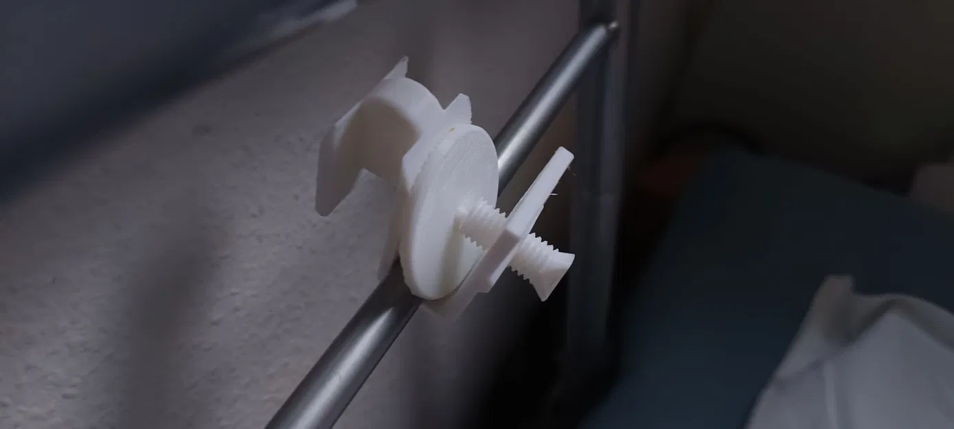 Kẹp giữ kính gắn kẹp lên thanh ngang (Brillenhalter klemmbar an horizontalem Stab...!) - Image 3