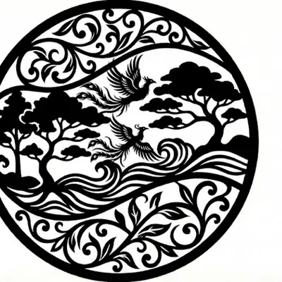 Trang trí tường tối giản / Wall Art (STL + SVG)