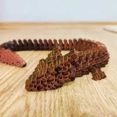 Rồng Đêm Glitch Khớp Nối (Remix) - Articulated Glitch Night Dragon