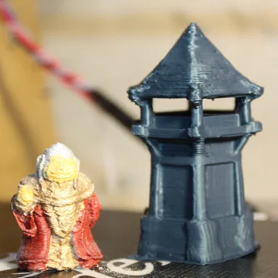 Tháp Canh Địa Hình kiểu DND Trung Cổ – No Support, in FDM