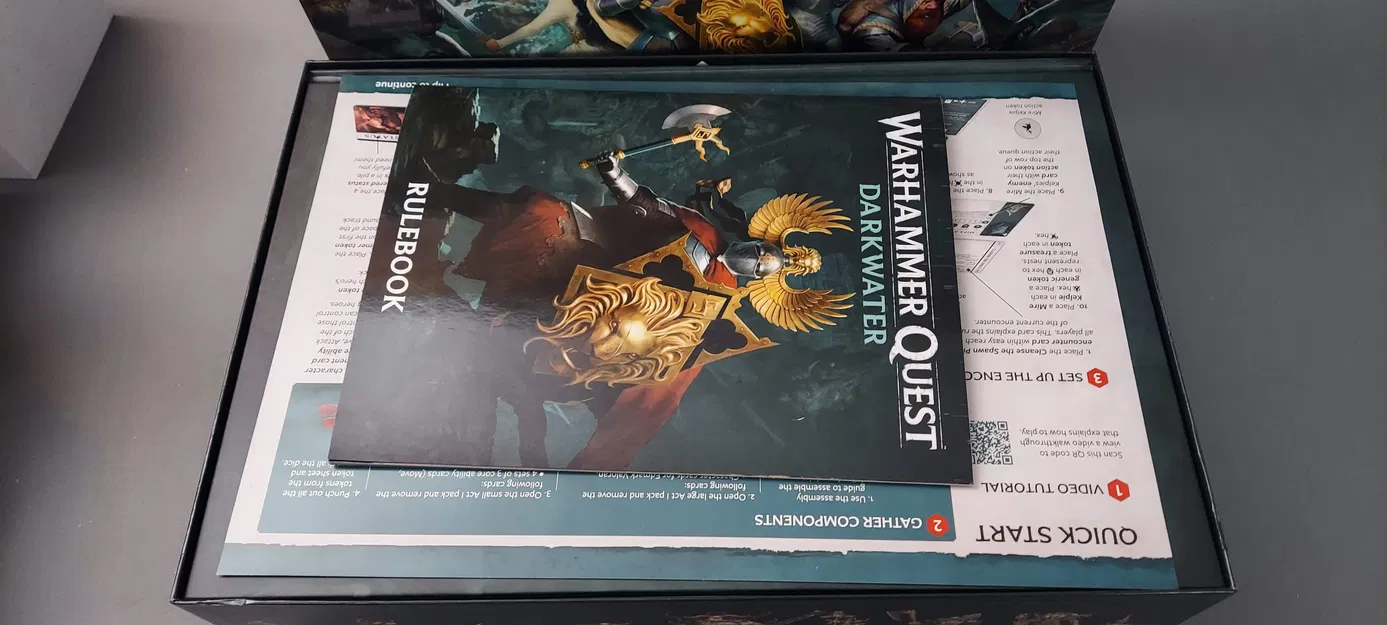 Khay Insert Lưu Trữ tương thích Warhammer Quest: Darkwater - Image 3