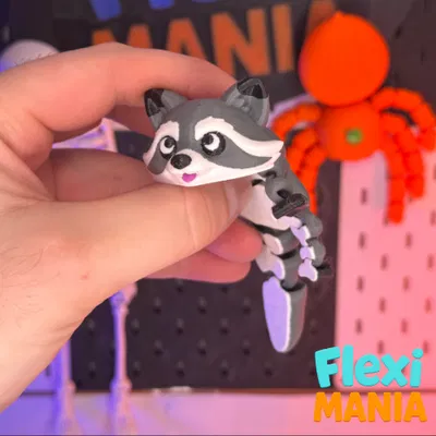 Flexi Raccoon – Bản Print-in-Place