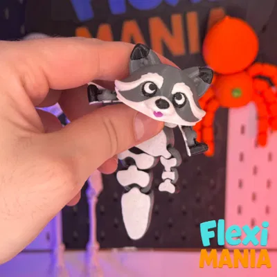 Flexi Raccoon – Bản Print-in-Place