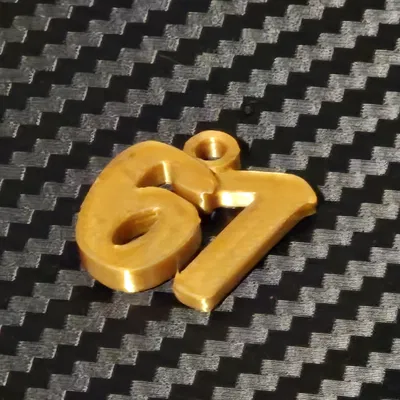 Charm/Ornament 67 (six-seven)