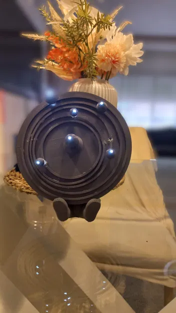 Luminária 3D – Đèn in 3D lấy cảm hứng hệ Mặt Trời - Image 1