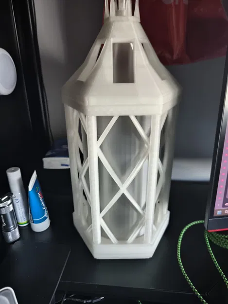 Đèn Gothic Lamp (in 3D parametric, modular, tối ưu FDM) - Image 1