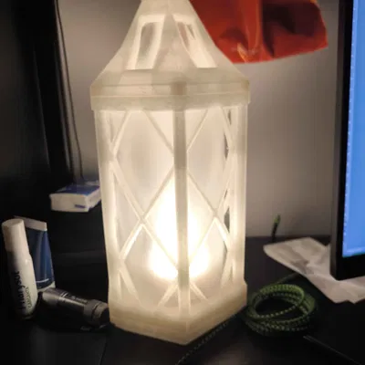 Đèn Gothic Lamp (in 3D parametric, modular, tối ưu FDM)