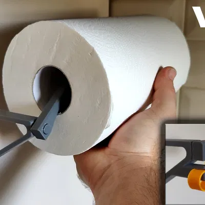 Giá treo khăn giấy Paper Towel – Print in place / Quick release & load