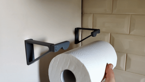 Giá treo khăn giấy Paper Towel – Print in place / Quick release & load - Image 2