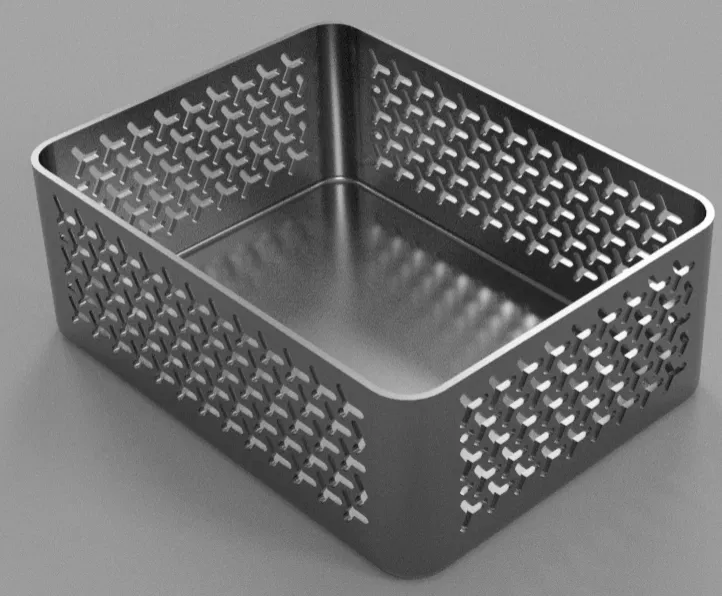 Hộp lưu trữ vách chữ Y - 200 × 160 × 75 mm - Image 1