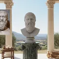 Platon (Plato) – Tượng bán thân - Thumbnail 1
