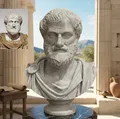 Aristote (Aristotle) – Tượng bán thân - Thumbnail 1