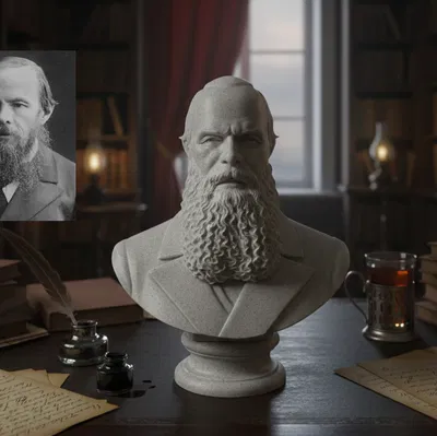 Fiodor Mikhaïlovitch Dostoïevski – Bust