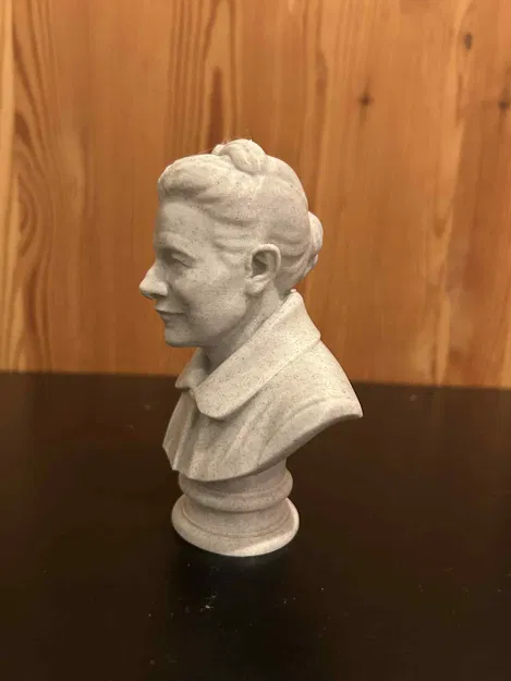 Simone Lucie Ernestine Marie Bertrand de Beauvoir – Bust (Tượng bán thân) - Image 4