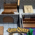 GridQuest WEAPON STAND (The Gridfinity Game) - Giá đỡ vũ khí - Thumbnail 2