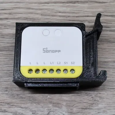 Ngàm gắn DIN rail cho Sonoff Mini DUO/DIM