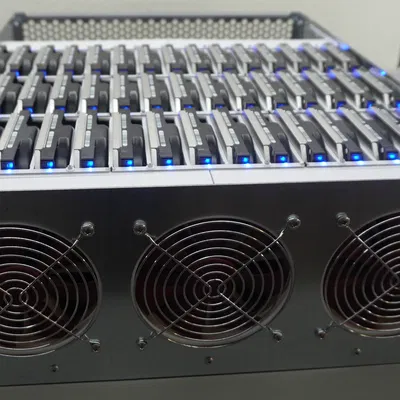 JBOD 45 ổ đĩa (sheet metal + 3D printed)