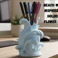 Bình hoa + Ống cắm bút lấy cảm hứng từ Sóng Biển - Thumbnail 1