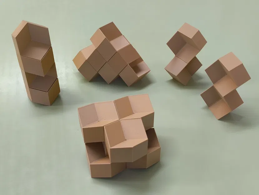 Concave Rhombic Dodecahedron (Khối thoi mười hai mặt lõm) - Image 1