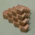 Concave Rhombic Dodecahedron (Khối thoi mười hai mặt lõm) - Thumbnail 2