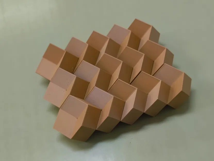 Concave Rhombic Dodecahedron (Khối thoi mười hai mặt lõm) - Image 3