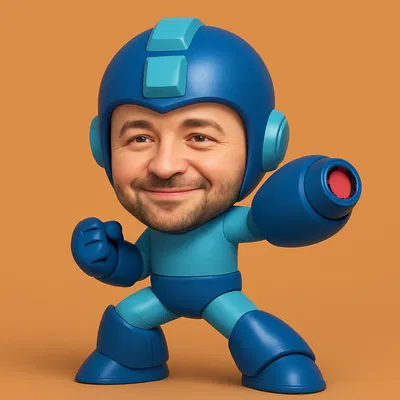 Mô hình 3D Mega Man
