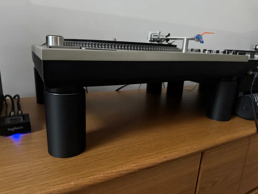 Chân kê nâng bàn xoay Technics 1200/1210 mk2 mk3 mk5 (Riser Stand) - Image 2