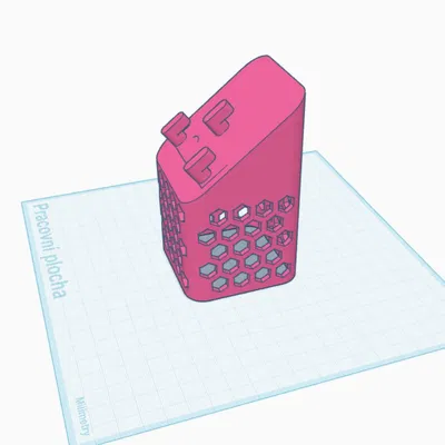 Hộp đựng Skadis dạng nghiêng, không cần support, honeycomb