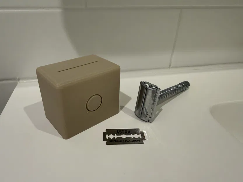 Hộp đựng lưỡi dao cạo đã dùng (Razor blade disposal case) - Image 3