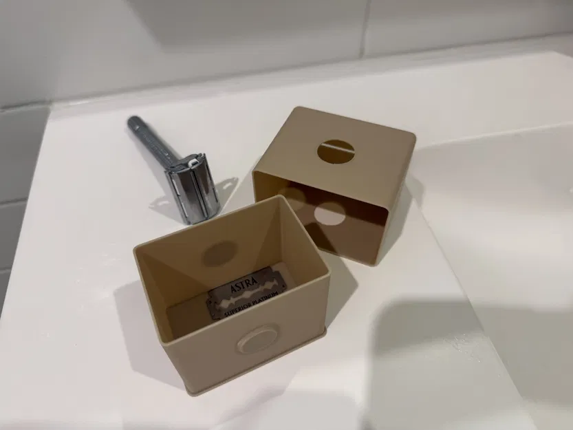 Hộp đựng lưỡi dao cạo đã dùng (Razor blade disposal case) - Image 4