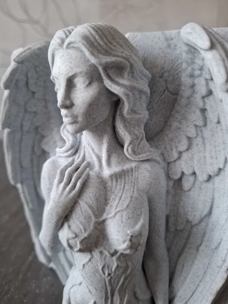 Thiên Thần Đá – Tượng Phù Điêu (Relief Sculpture) - Image 2