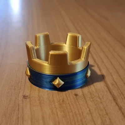 Vương miện Clash Royale (Krone) xanh và đỏ