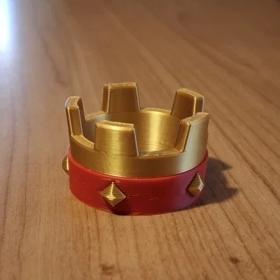 Vương miện Clash Royale (Krone) xanh và đỏ
