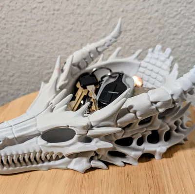 Bát Đựng Đồ & Đế Nến Hộp Sọ Rồng