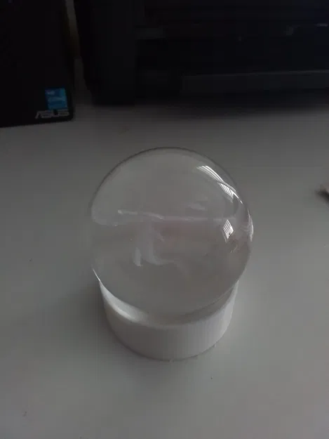 Giá đỡ quả cầu kính với vòng LED (Glas Kugel Halter mit LED Kreis) - Image 2