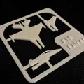 Bộ lắp ráp F-16 Fighting Falcon dạng Kit Card - Tỉ lệ 1:288 - Thumbnail 2