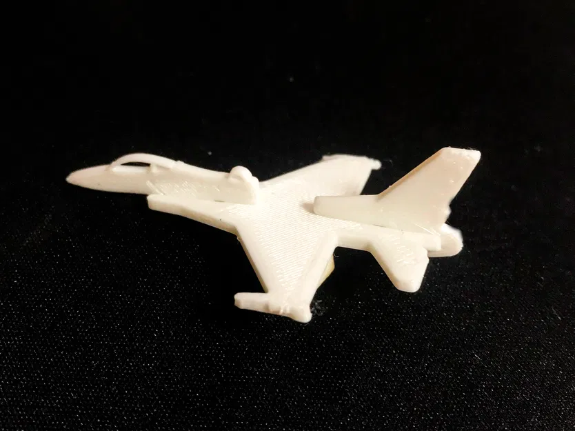 Bộ lắp ráp F-16 Fighting Falcon dạng Kit Card - Tỉ lệ 1:288 - Image 3