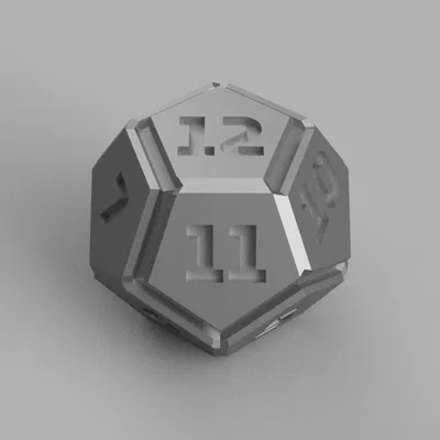 Xúc xắc Spin down D12